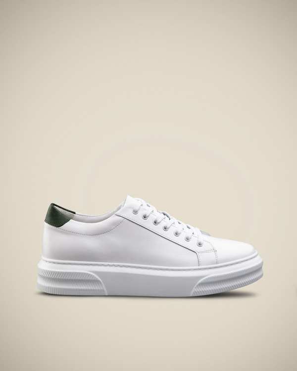کفش چرم Sneakers کروم