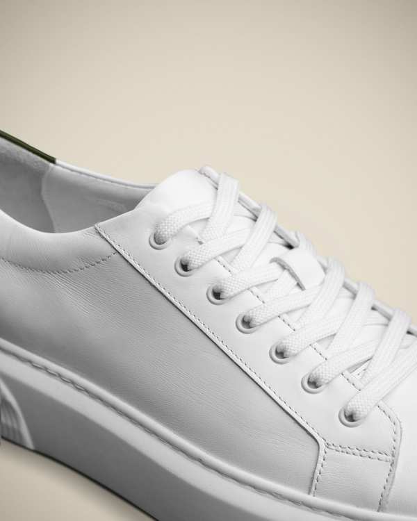 کفش چرم Sneakers کروم - تصویر 5