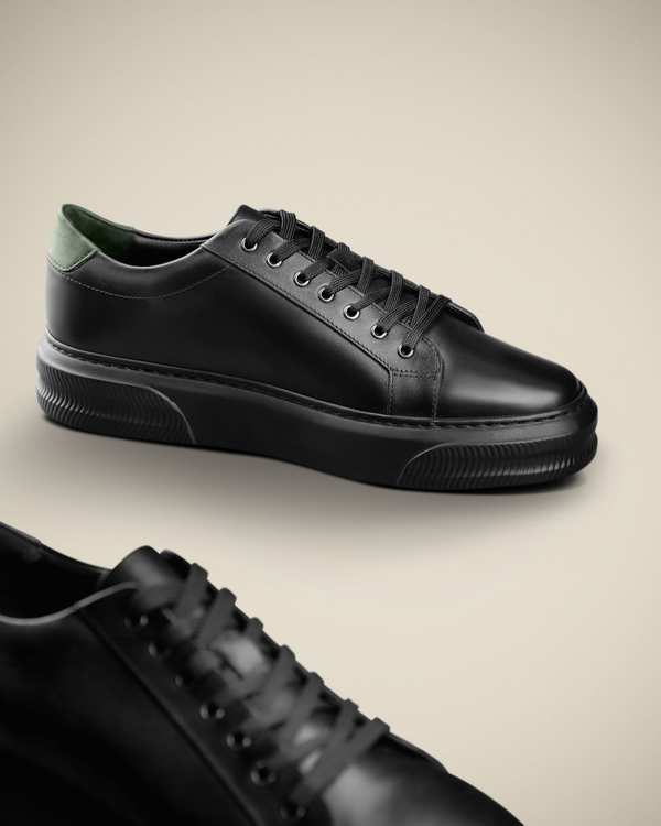 کفش چرم Sneakers کروم - تصویر 6