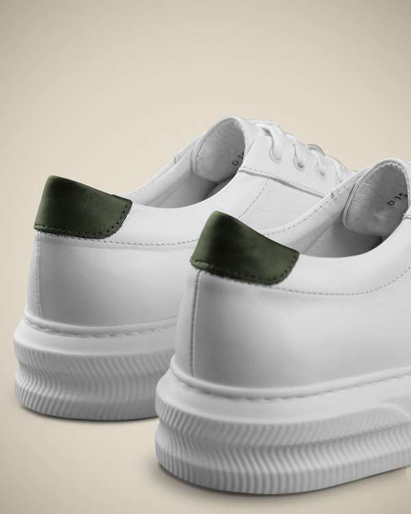 کفش چرم Sneakers کروم - تصویر 7
