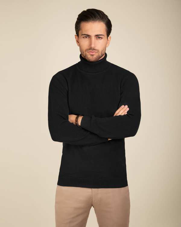 پلیور یقه اسکی 2221002 کروم