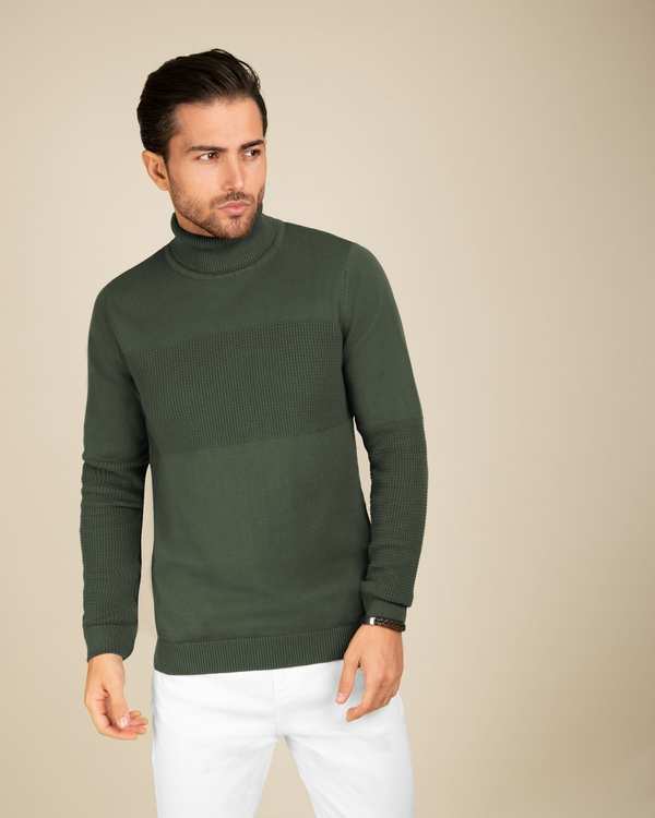 پلیور یقه اسکی 2221002 کروم