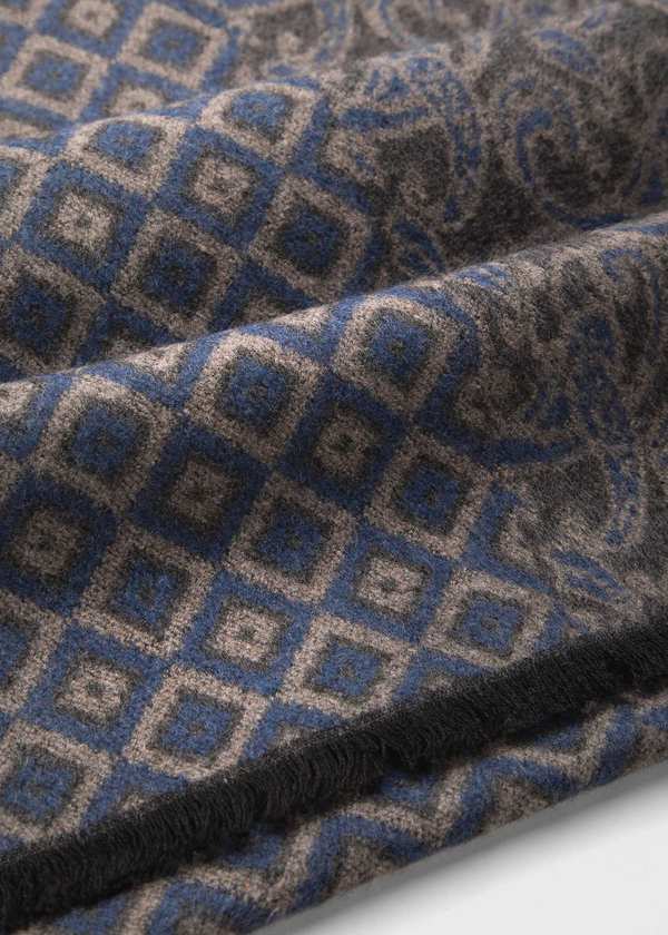 شال Wool مردانه 2221602 کروم - تصویر 3