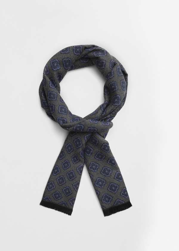 شال Wool مردانه 2221616 کروم - تصویر 4