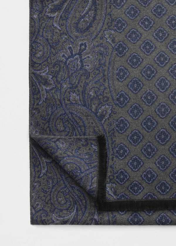 شال Wool مردانه 2221616 کروم - تصویر 5