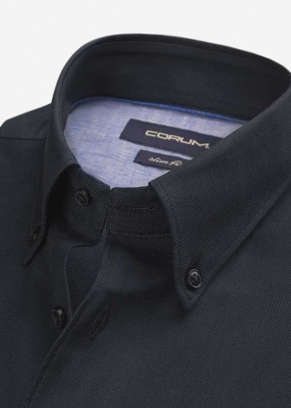 پیراهن جودون پچ دار مردانه 2310102 کروم - تصویر 6