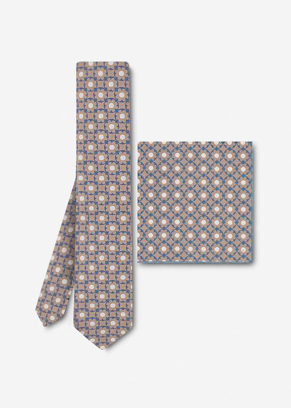 ست کراوات و پوشت 2311224 کروم