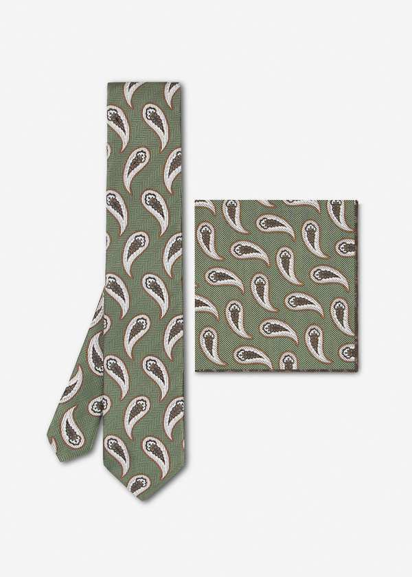 ست کراوات و پوشت 2311231 کروم