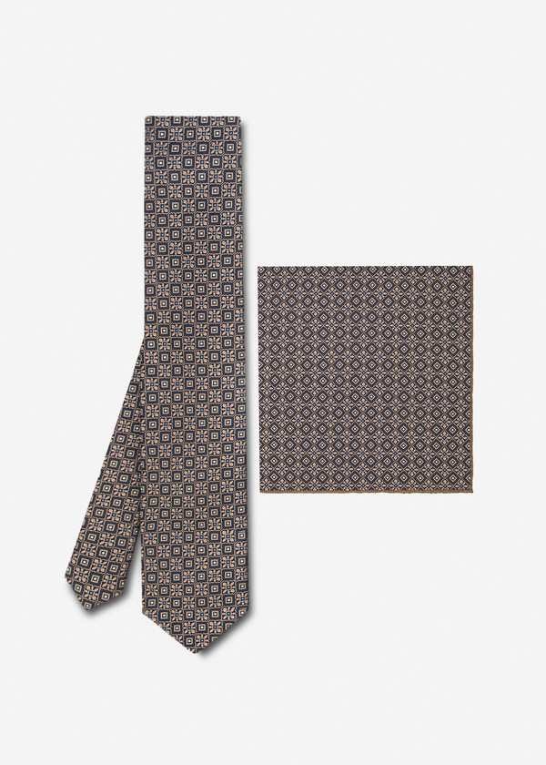 ست کراوات و پوشت 2311242 کروم