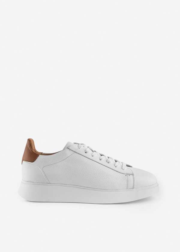 کفش چرم مردانه Sneakers کروم
