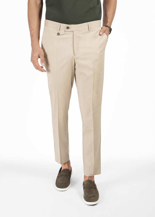 شلوار کتان لینن 2312707 کروم