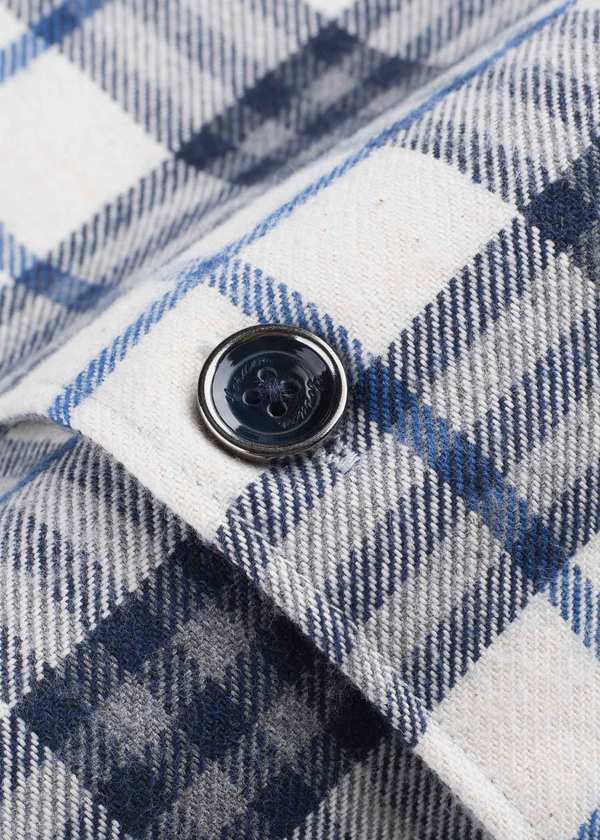 پیراهن چهارخانه Wool کروم - تصویر 22