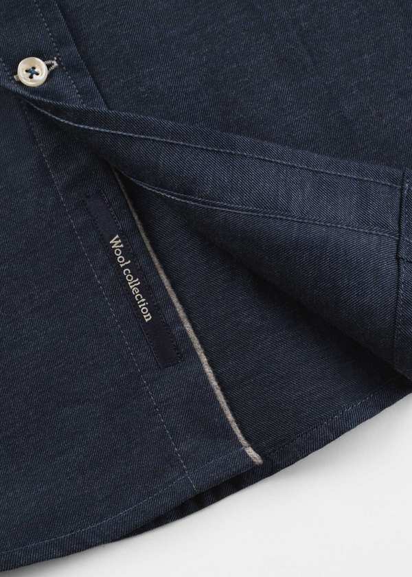 پیراهن مردانه Wool کروم - تصویر 6