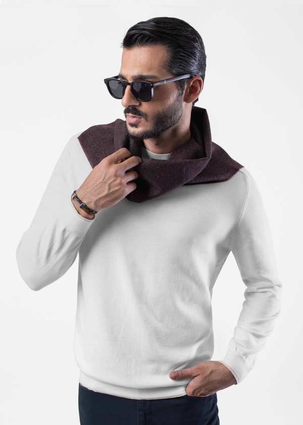 پلیور یقه 5 سانت 2321006 کروم