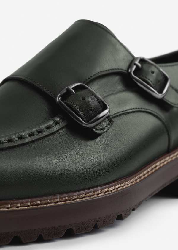 کفش چرم Monk Strap کروم - تصویر 4
