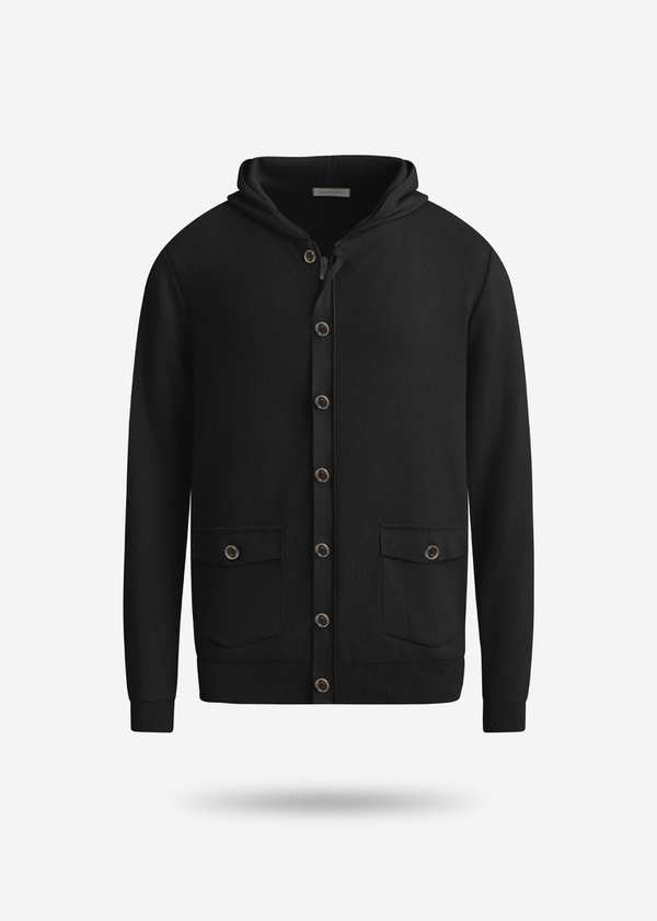 سوییشرت کلاه دار knit کروم