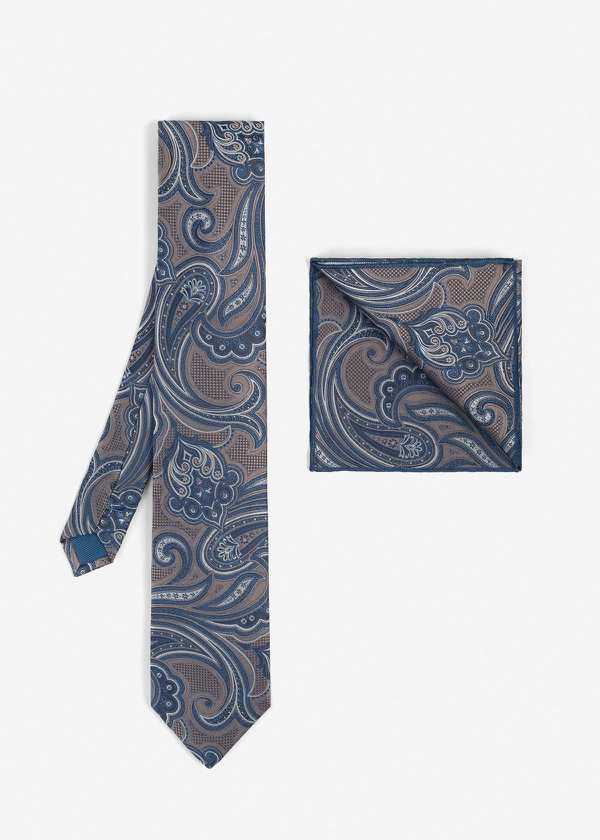 ست کراوات و پوشت 2411219 کروم