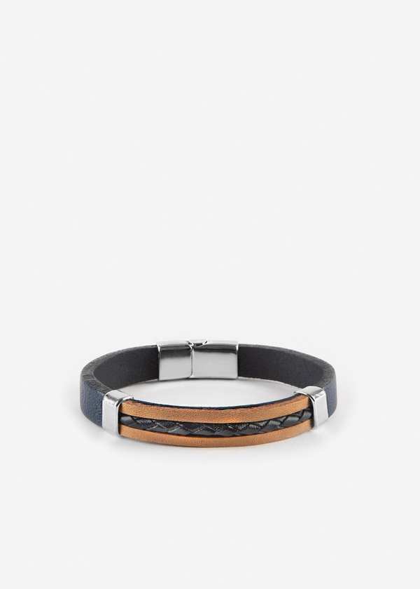 دستبند چرم 2411933 کروم