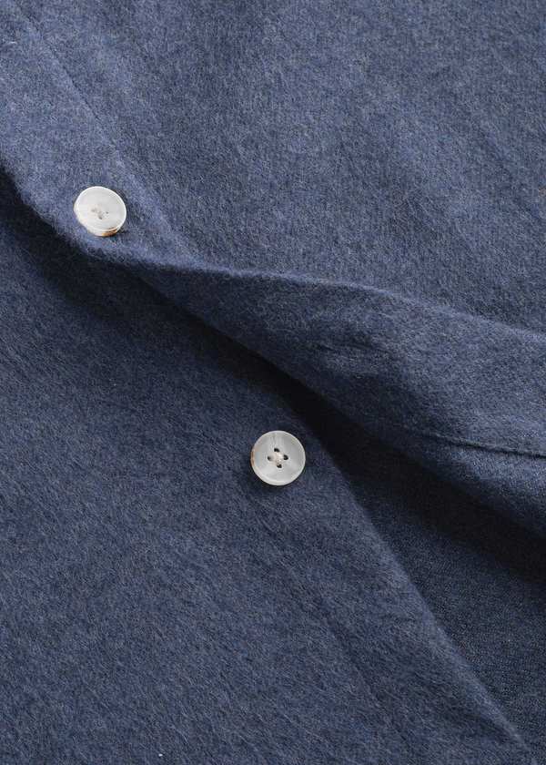 پیراهن دو جیب Wool کروم - تصویر 8