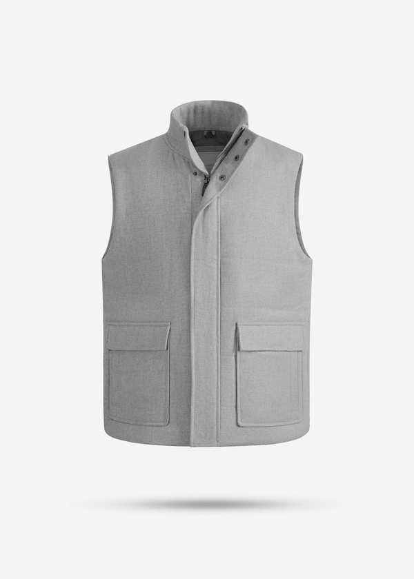 ژیله کاپشنی Wool کروم