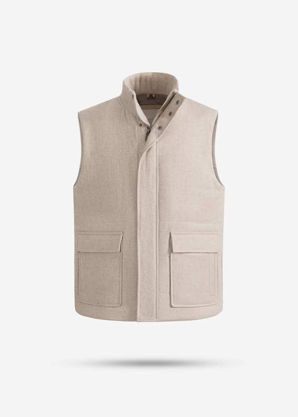 ژیله کاپشنی Wool کروم