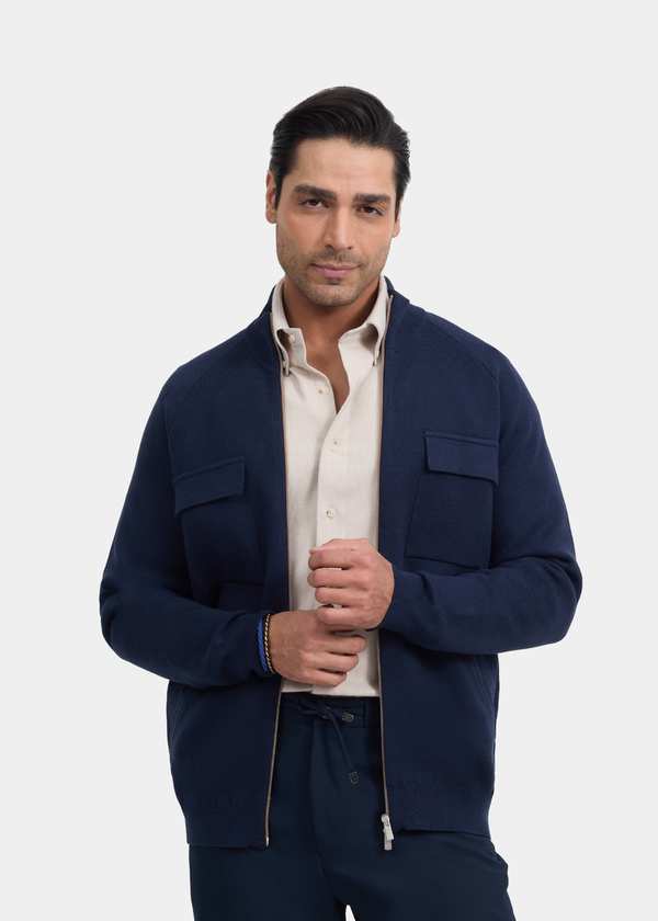 سوییشرت چهار جیب knit کروم