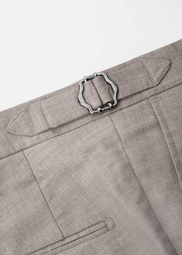 شلوار Wool سگک دار 2422504 کروم - تصویر 9