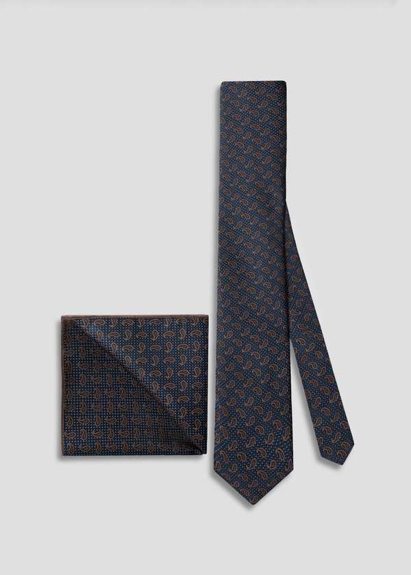 ست کراوات و پوشت 2511204 کروم