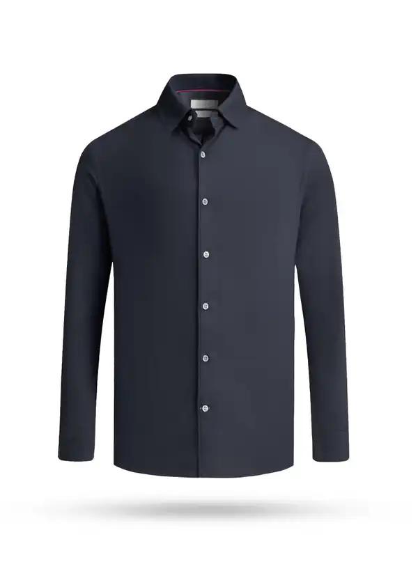 پیراهن مردانه یقه دکمه دار 2520113 کروم