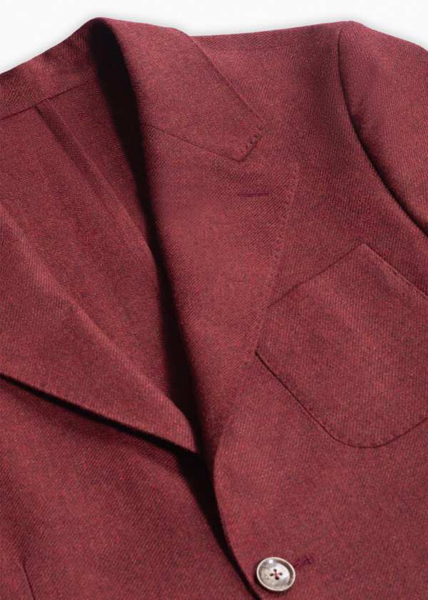 کت دو دکمه Wool کروم - تصویر 13