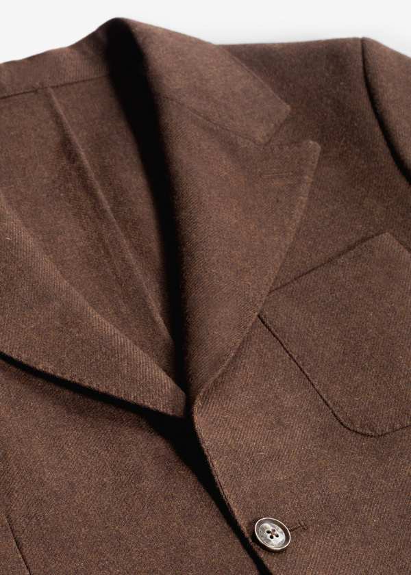 کت دو دکمه Wool کروم - تصویر 16