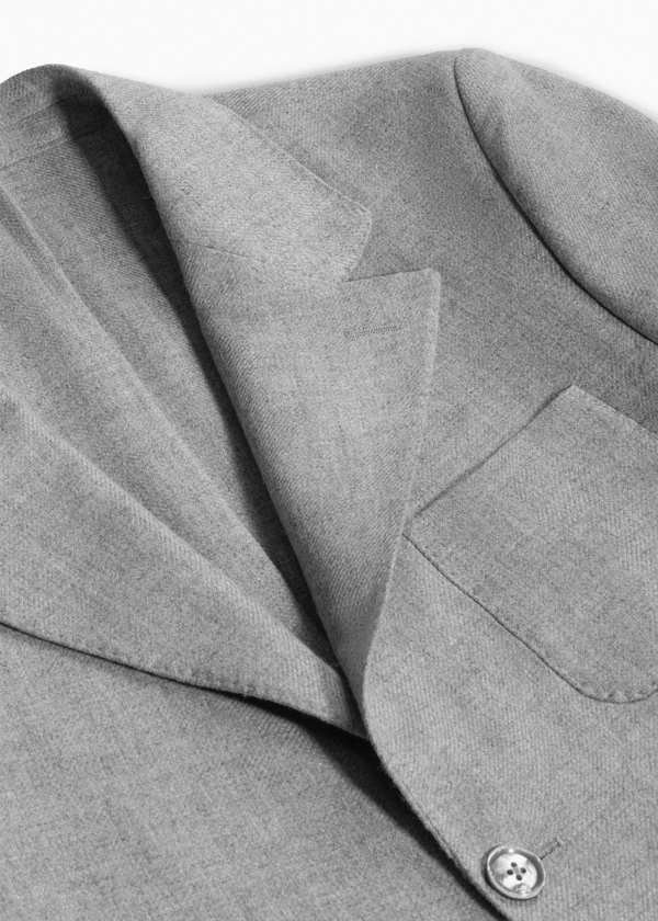 کت دو دکمه Wool کروم - تصویر 24