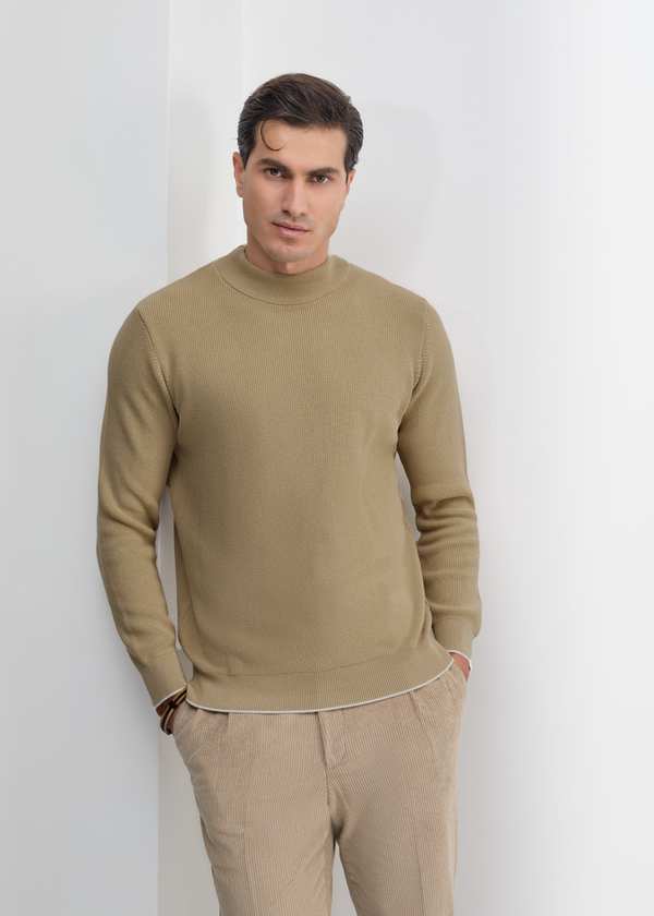 پلیور Mock Neck کروم
