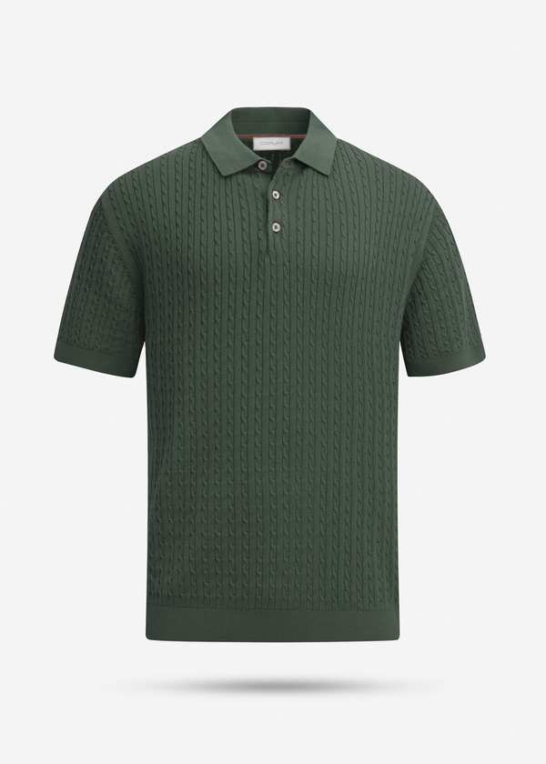 پولوشرت طرح دار Knit کروم