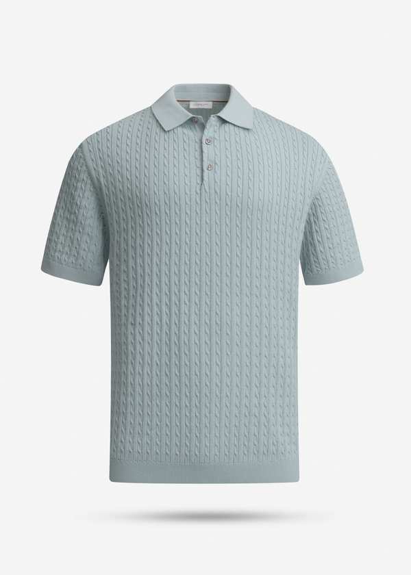 پولوشرت طرح دار Knit کروم