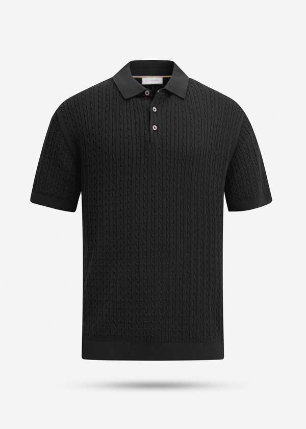 پولوشرت طرح دار Knit کروم