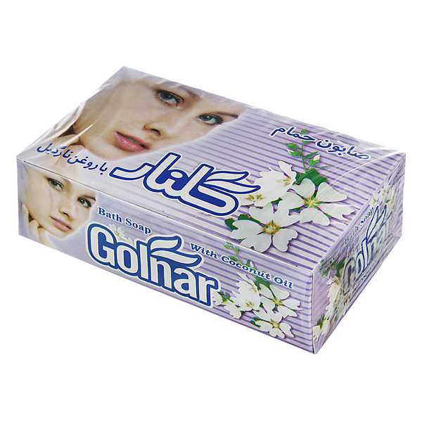 صابون حمام گلنار طرح چهره 130گرم