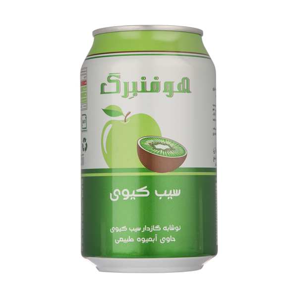 آبمیوه گازدار سیب و کیوی 330هوفنبرگ