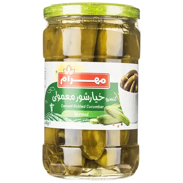 خیار شور معمولی 650 گرمی مهرام