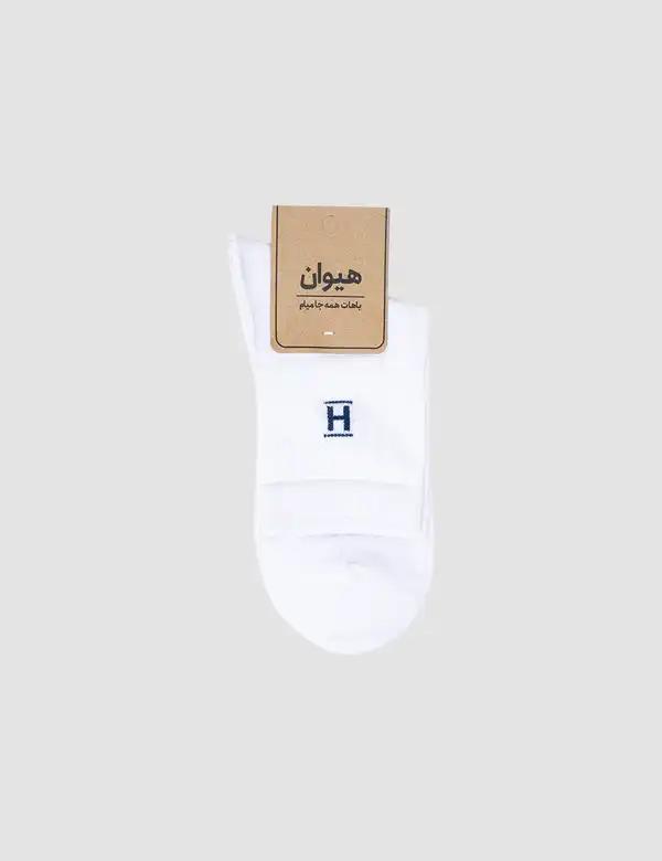 جوراب زنانه نیم ساق ساده هیوان heevan کد 100617