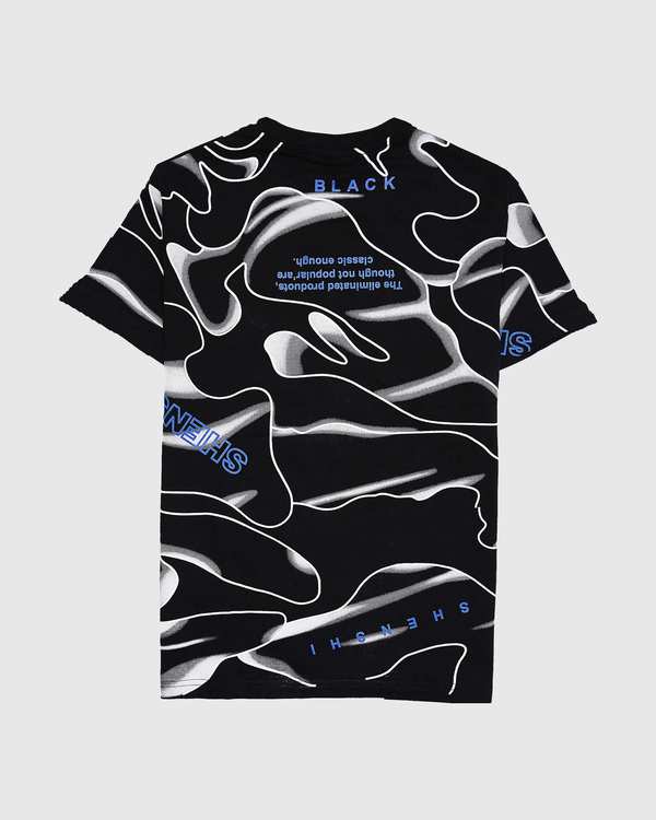 تی شرت پسرانه مدل BLACK PRINT بانی نو