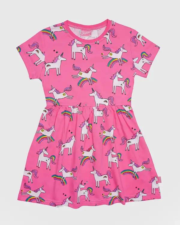 سارافون دخترانه طرح unicorn صورتی بانی نو