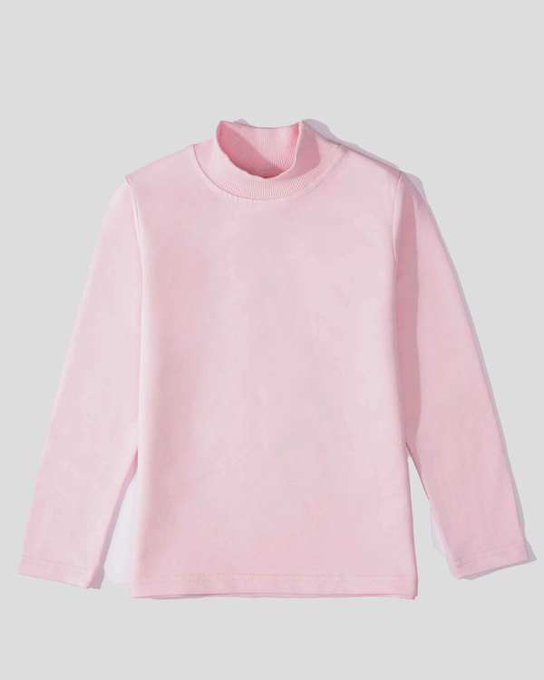 بلوز دخترانه یقه 5 سانت صورتی بانی نو