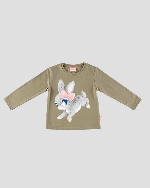 بلوز دخترانه طرح خرگوش و پاپیون بانی نو