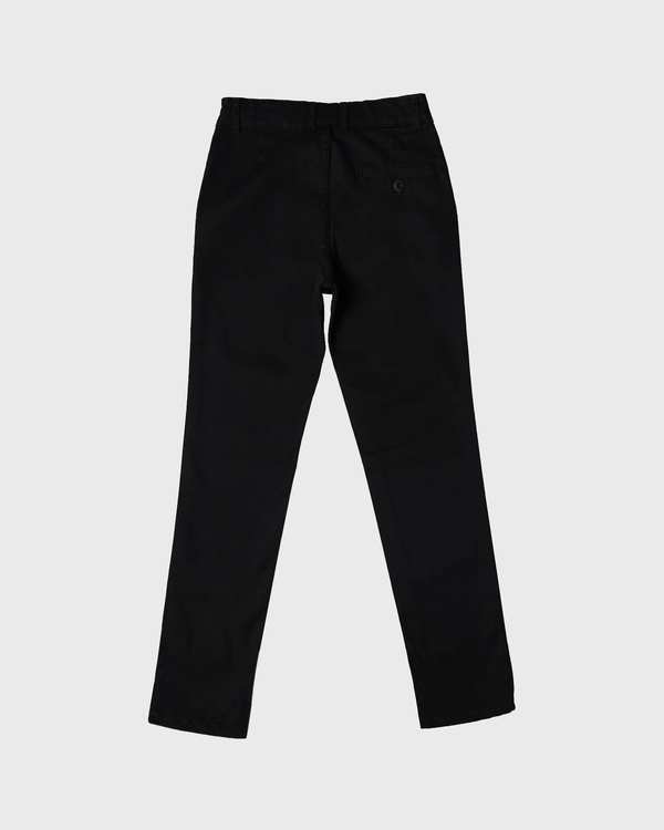 شلوار و شلوارک پسرانه شلوار کتان پسرانه مدل SLIM FIT مشکی بانی نو - تصویر 2