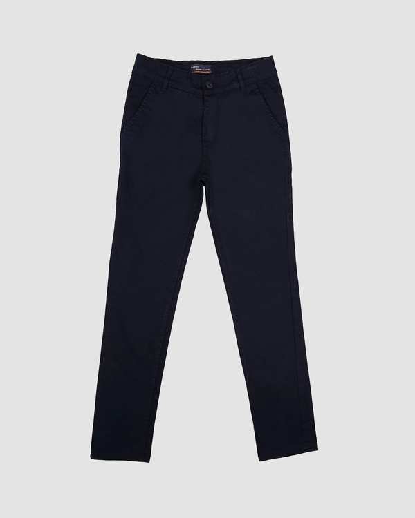 شلوار کتان پسرانه مدل SLIM FIT سرمه ای بانی نو