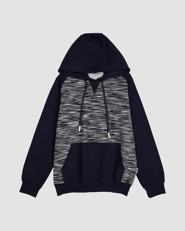 هودی پسرانه طرح دار سرمه ای بانی نو