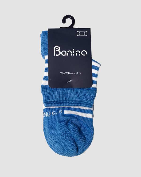 جوراب نیم ساق راه راه ابی بانی نو