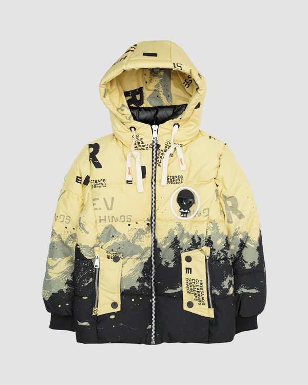 کاپشن پسرانه اور طرح دار زرد بانی نو