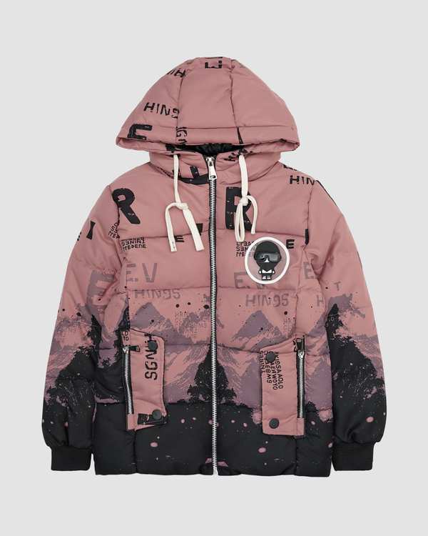 کاپشن پسرانه اور طرح دار صورتی بانی نو